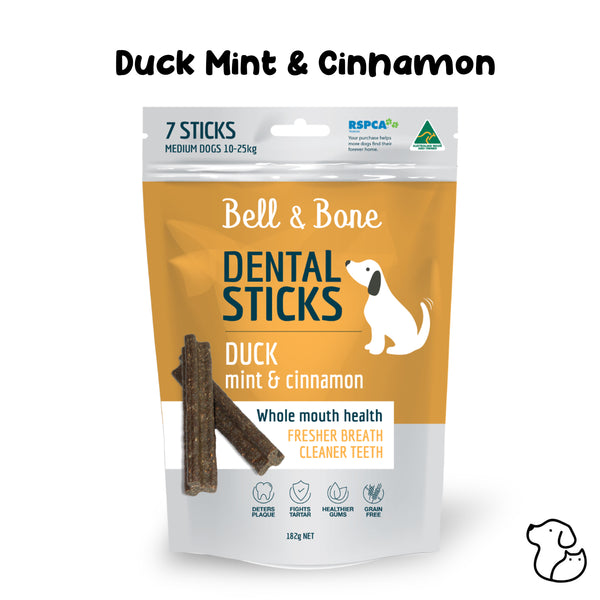 Duck, Mint and Cinnamon Dental Sticks