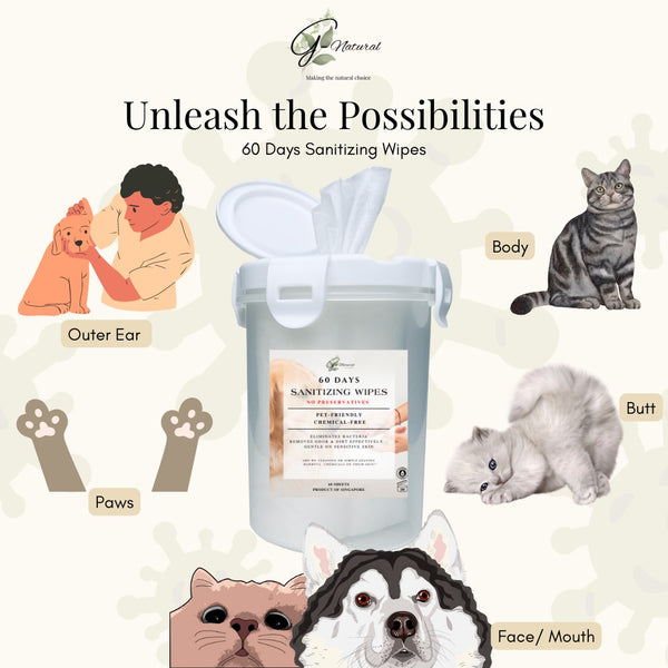 Sanitizing Pet Wipes