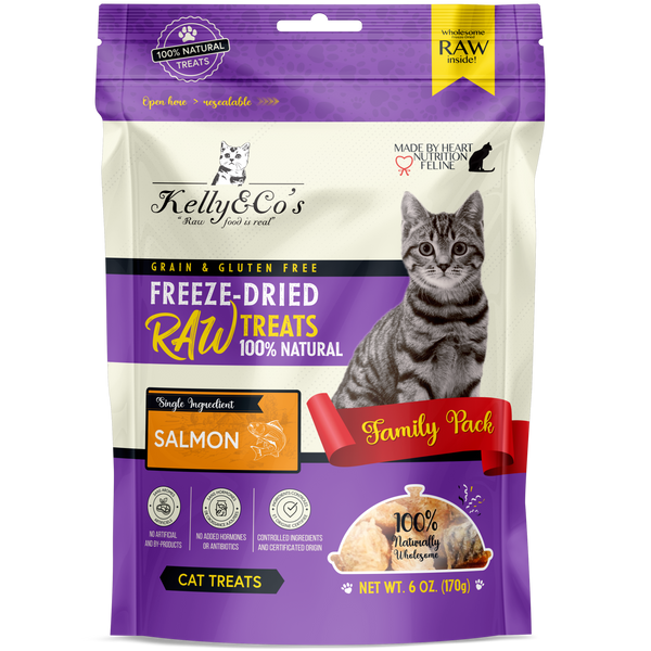 Kelly&Co's Freeze-Dried Salmon Cat Treat 40g /170g