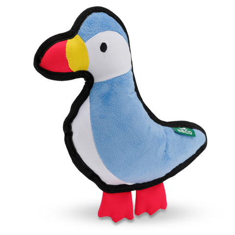 Beco Rough & Tough Recycled Plastic Puffin Dog Toy