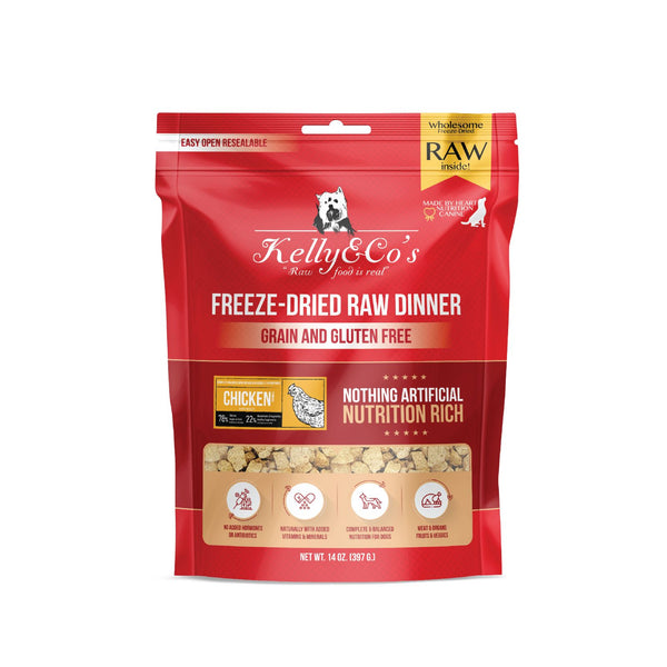 Kelly&Co's Freeze Dried Chicken with Mixed Fruits and Vegetables for Dogs