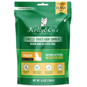 Kelly&Co's Freeze Dried Chicken with Mixed Fruits and Vegetables for Cats