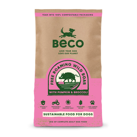 BECO Wild Boar with Pumpkin & Broccoli Dry Adult Dog Food