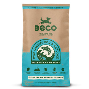 BECO Wild Caught Cod & Haddock with Kale & Chickpeas Dry Adult Dog Food