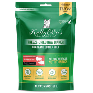 Kelly&Co's Freeze Dried Salmon with Tuna with Mixed Fruits and Vegetables for Cats