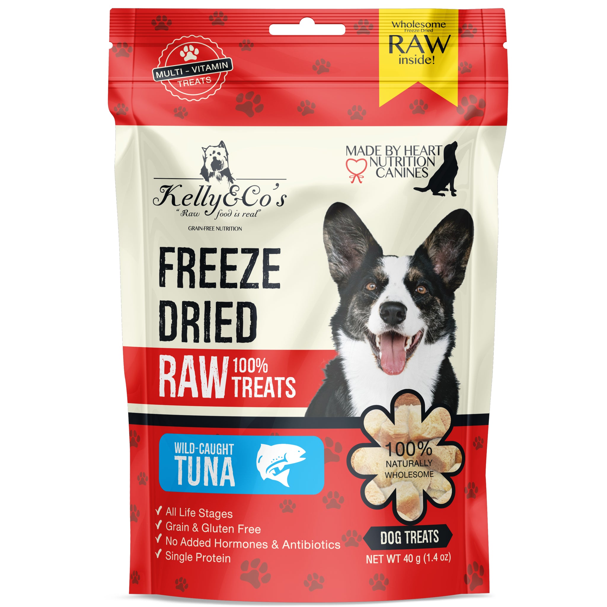Kelly&Co's Freeze-Dried Tuna Dog Treat 40g
